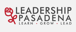 The logo of Leadership Pasadena with white background
