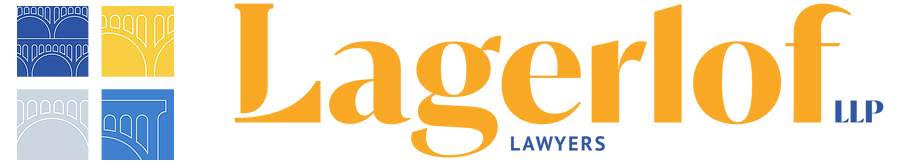 The logo of Lagerlof Lawyers with white background